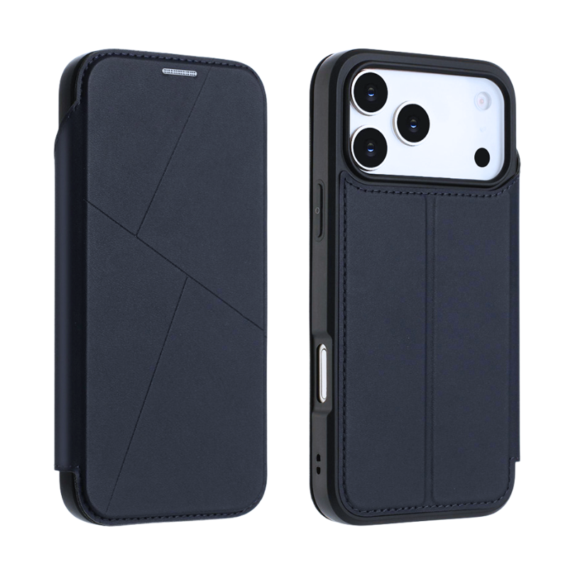 Load image into Gallery viewer, [With Card Slot] Apple iPhone 17/Air/Pro/Pro Max Minimalist Business Flip PU Leather Case
