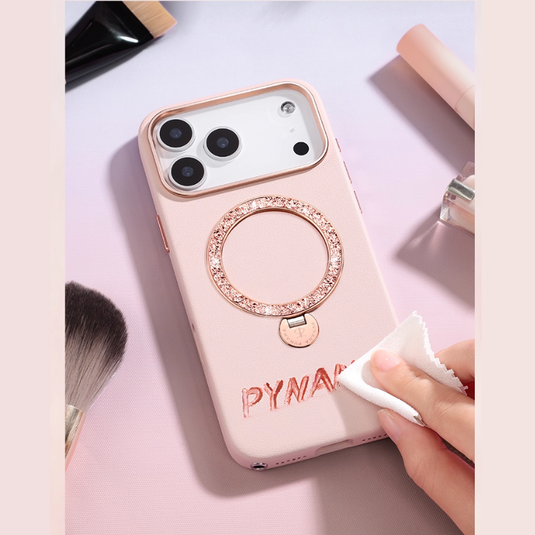 [Built-in Jewelry Stand] Apple iPhone 17 Pro/Max - PYNANA Premium Leather Phone Case