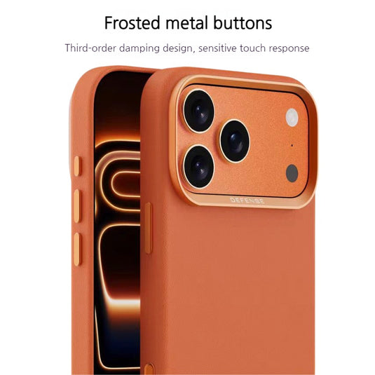 [Magsafe Compatible] Apple iPhone 17 Pro/Pro Max DEFENSE Premium Leather Ultra-thin Shockproof Case