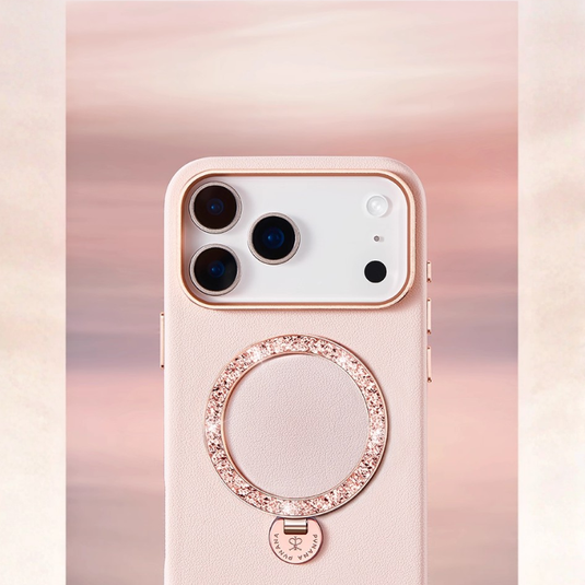 [Built-in Jewelry Stand] Apple iPhone 17 Pro/Max - PYNANA Premium Leather Phone Case