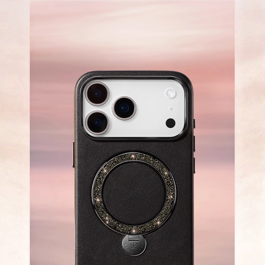 [Built-in Jewelry Stand] Apple iPhone 17 Pro/Max - PYNANA Premium Leather Phone Case