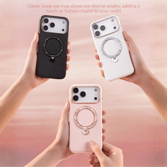 [Built-in Jewelry Stand] Apple iPhone 17 Pro/Max - PYNANA Premium Leather Phone Case