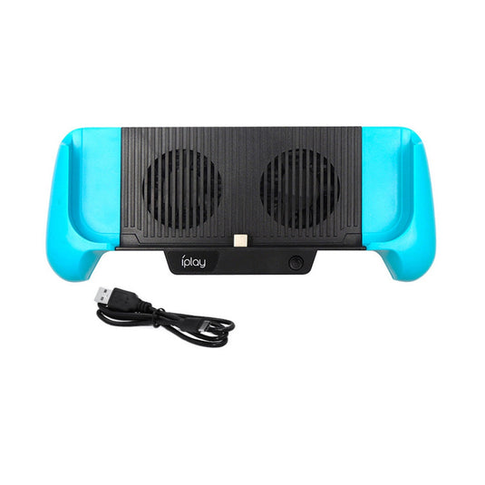 Switch Lite Host Charging Grips Stand Shell Cooling Fan(Blue) - Polar Tech Australia