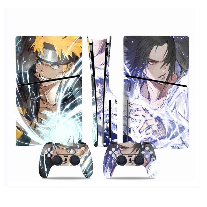 Load image into Gallery viewer, Sony PlayStation PS5 Slim Disc Edition Anime and Gaming Theme Console Skin Sticker – No Residue PVC | Scratch-Resistant Gaming Designs
