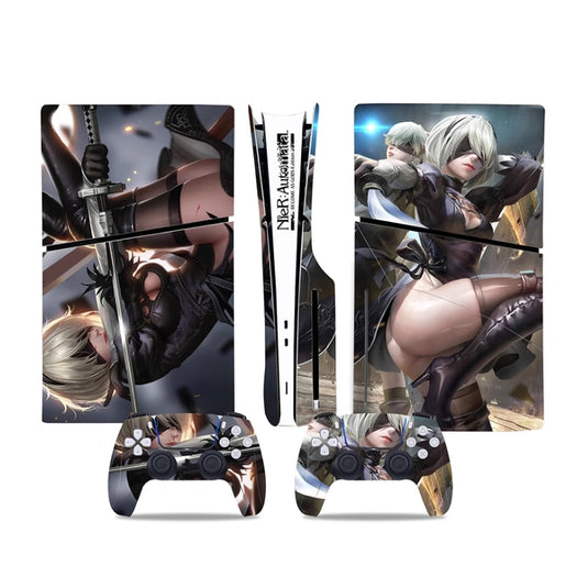 Sony PlayStation PS5 Slim Disc Edition Anime and Gaming Theme Console Skin Sticker – No Residue PVC | Scratch-Resistant Gaming Designs