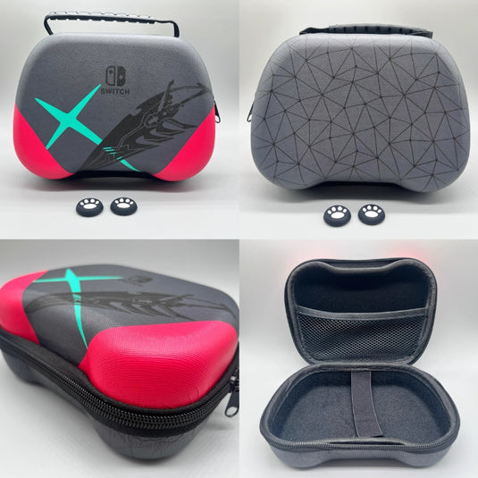 PS4/PS5 Pro/Slim Xenoblade Chronicles Game Controller Storage Case – Portable Protective Hard Shell Carrying Bag