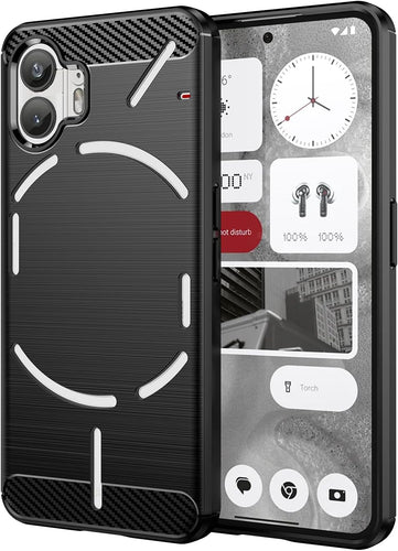 Nothing Phone 2 - Shield Shockproof Rugged Heavy Duty Case  With 2PC Tempered Glass Screen Protector