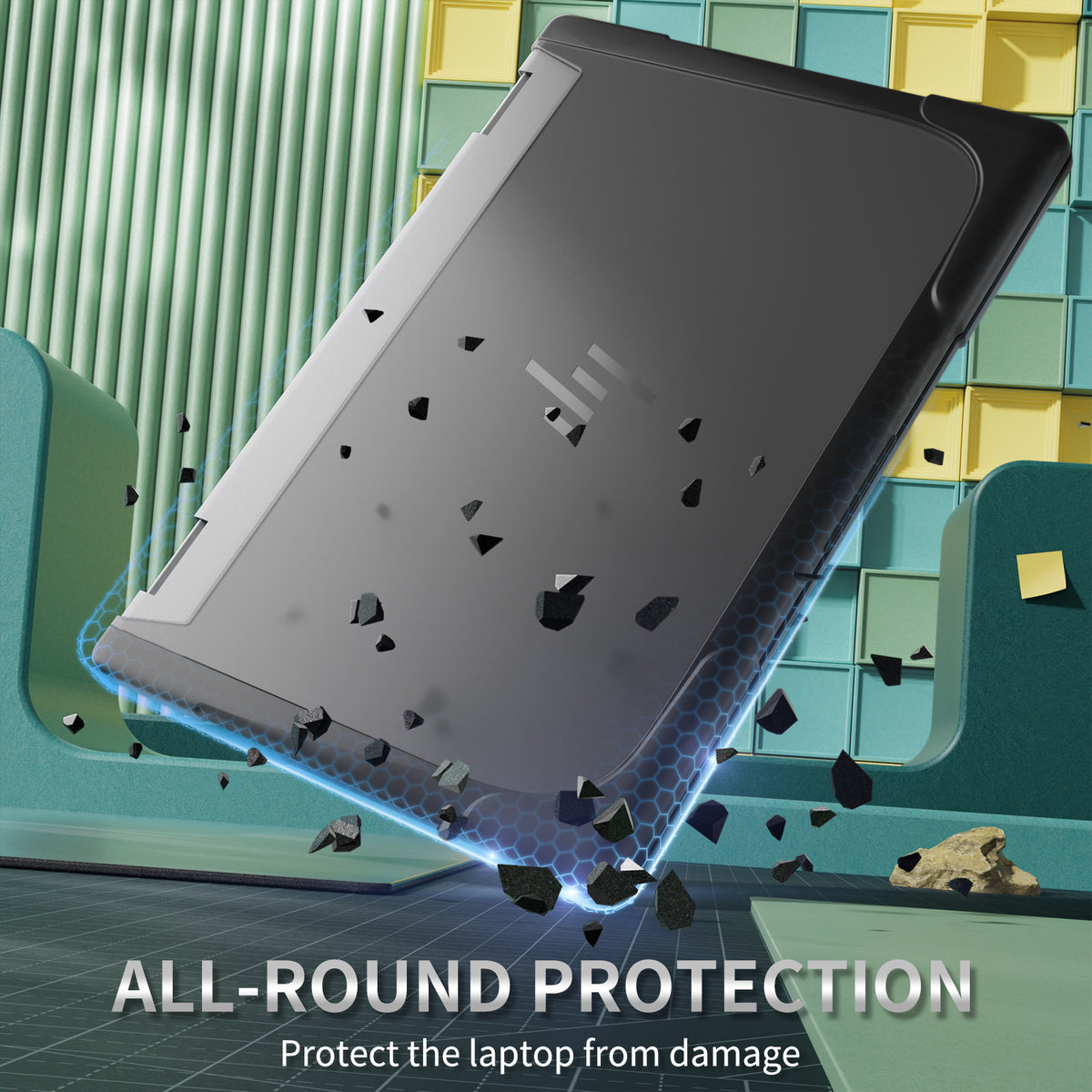 HP ENVY X360 14 14-inch (2024) 2-In-1 Matte Transparent Cooling Stand Shockproof Case - i-Station Mobile Phone & Electronic Device Repair and Accessories