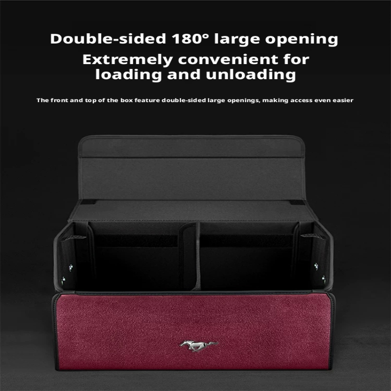 Load image into Gallery viewer, Ford Mustang &amp; Mustang Mach-E Trunk Storage Box – Foldable Car Cargo Organizer
