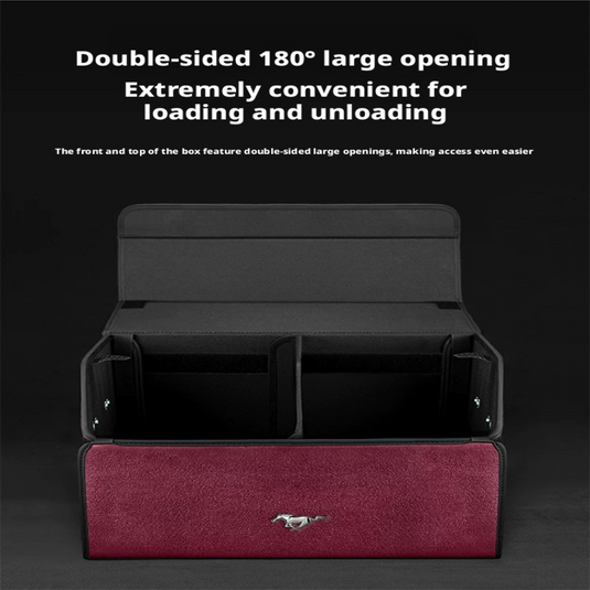 Ford Mustang & Mustang Mach-E Trunk Storage Box – Foldable Car Cargo Organizer