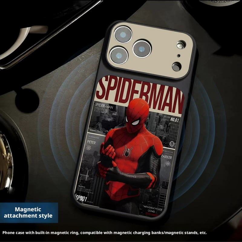 Load image into Gallery viewer, [MagSafe Compatible] Apple iPhone 13 /Mini /Pro /Pro Max Spider-Man Series Ice-Cool Frosted Shockproof Protective Case
