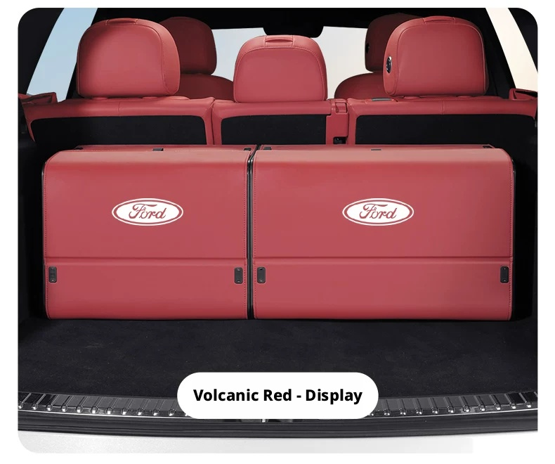 Load image into Gallery viewer, Ford Trunk Storage Box for Edge, Mondeo, Equator Sport, Mustang Mach-E &amp; Explorer – Large Capacity Car Cargo Organizer
