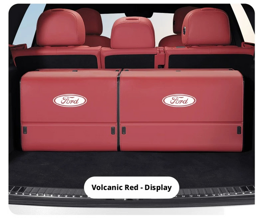 Ford Trunk Storage Box for Edge, Mondeo, Equator Sport, Mustang Mach-E & Explorer – Large Capacity Car Cargo Organizer