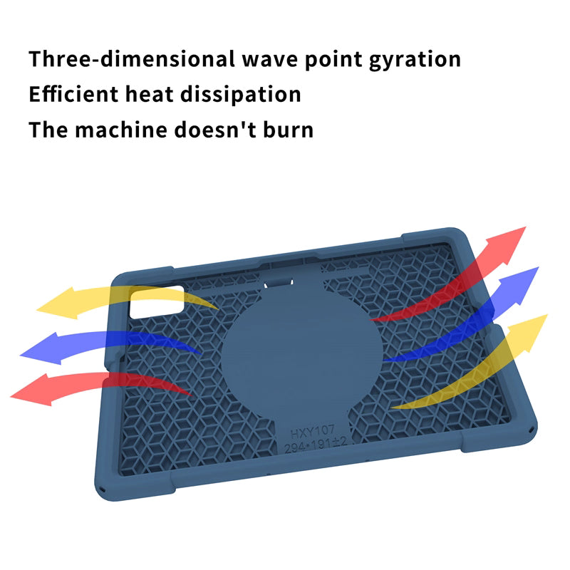 Load image into Gallery viewer, Lenovo Idea Tab Pro 12.7&quot; 2025 (TB373FU/TB375FC) - Soft Silicone 360° Rotating Wristband Stand Shockproof Case
