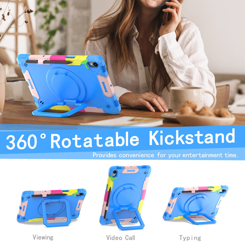 Load image into Gallery viewer, [Built-in Shoulder Strap][With Pen Slot] Samsung Galaxy Tab S11 11&quot; (2025) EVA Friendly Heavy Duty Ring Holder Stand Case
