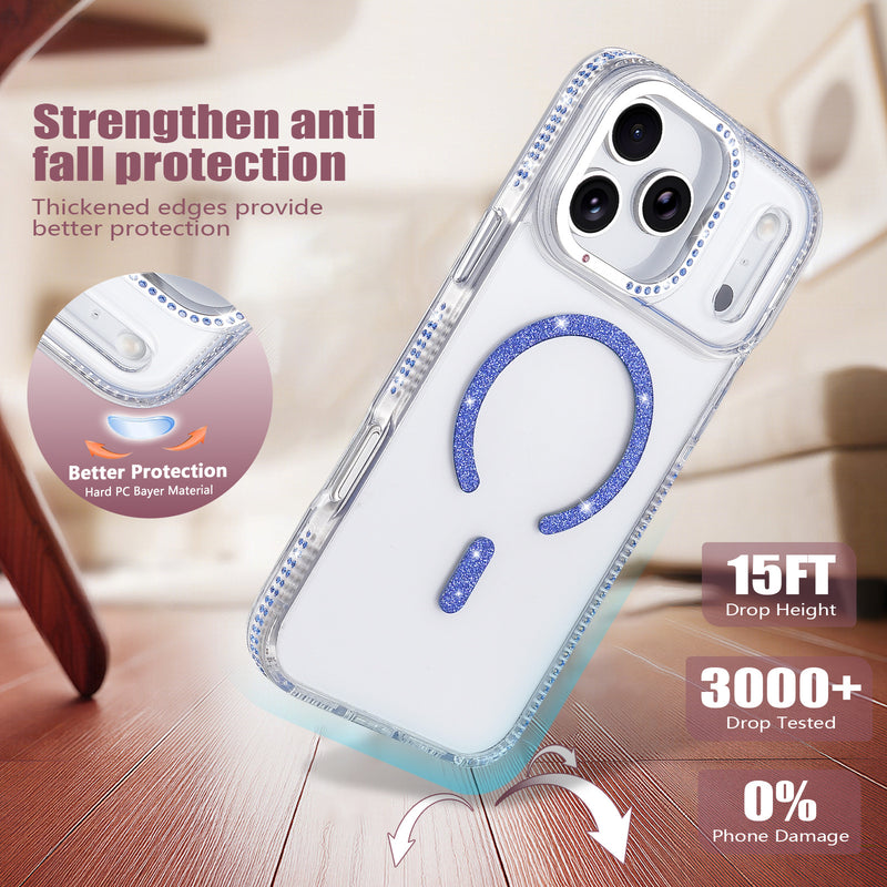 Load image into Gallery viewer, iPhone 17 Pro Transparent Slim Shockproof Case with MagSafe Magnetic Ring &amp; Raised Camera Protection - i-Station Mobile Phone &amp; Electronic Device Repair and Accessories
