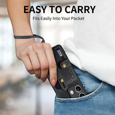 [With Wrist Strap][With Card Slot] Xiaomi Mi 13/Pro/Ultra Premium Leather Kickstand Shockproof Wallet Series Case - i-Station Mobile Phone & Electronic Device Repair and Accessories