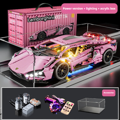 DIY Lamborghini Supercar Building Blocks Set for Kids Gift – Creative Assembly Toy Car Model - i-Station Mobile Phone & Electronic Device Repair and Accessories