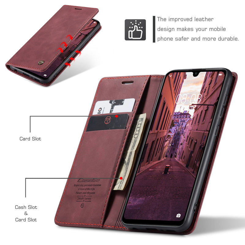 Load image into Gallery viewer, [With Card Slot] Huawei P Smart (2021) Multi-Functional Leather Flip Shockproof Wallet Case
