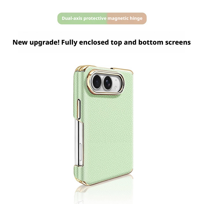 Load image into Gallery viewer, Apple iPhone Ultra Dual-Axis Full-Coverage Premium Leather-Feel Shockproof Protective Case – 14 Colors
