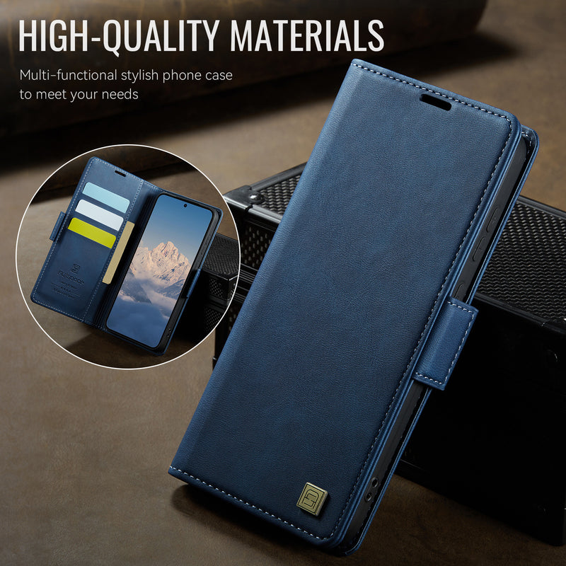 Load image into Gallery viewer, [With Card Slot] Samsung Galaxy S25/Plus/Ultra/Edge - Premium Leather Shockprppf Flip Case

