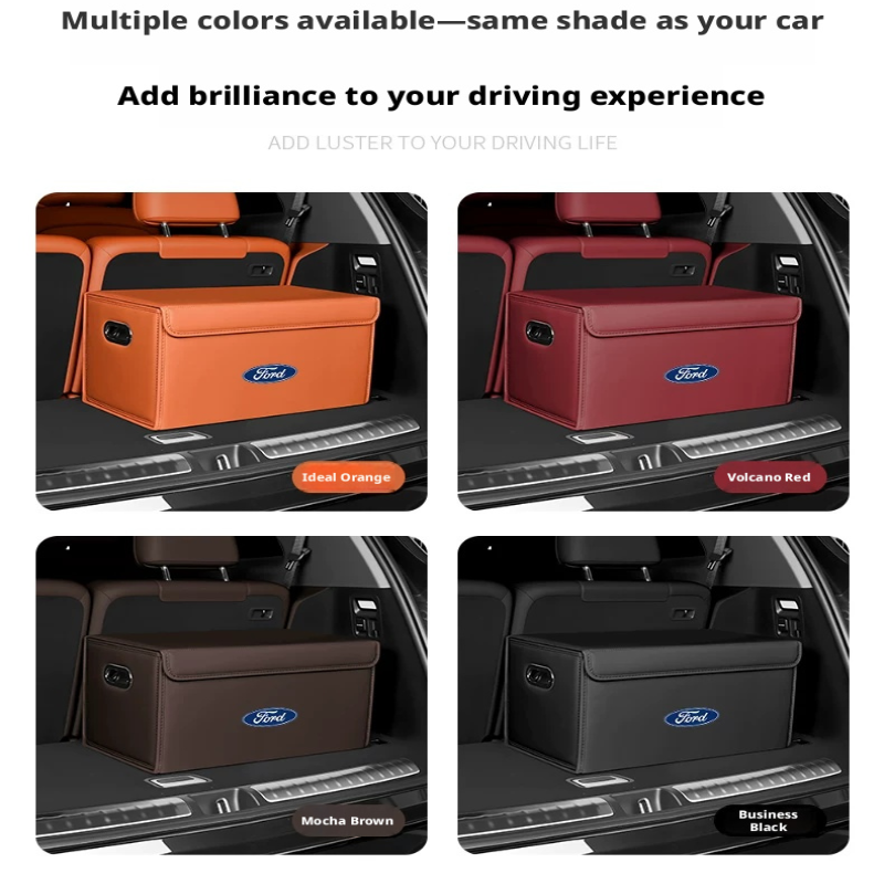 Load image into Gallery viewer, Ford Trunk Storage Box for Mondeo, Edge, Focus, Taurus, Kuga &amp; Escort – Car Cargo Organizer
