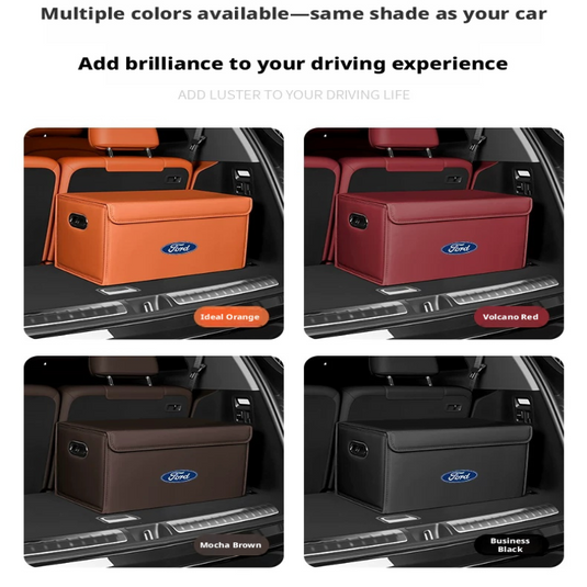Ford Trunk Storage Box for Mondeo, Edge, Focus, Taurus, Kuga & Escort – Car Cargo Organizer