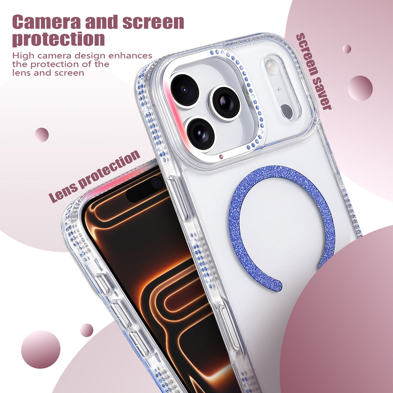 Load image into Gallery viewer, iPhone 17 Transparent Slim Shockproof Case with MagSafe Magnetic Ring &amp; Raised Camera Protection - i-Station Mobile Phone &amp; Electronic Device Repair and Accessories
