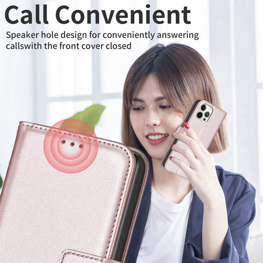 [With Card Slot] Motorola Moto G55 Multi Functional Leather Buckle Flap Wallet Series Case