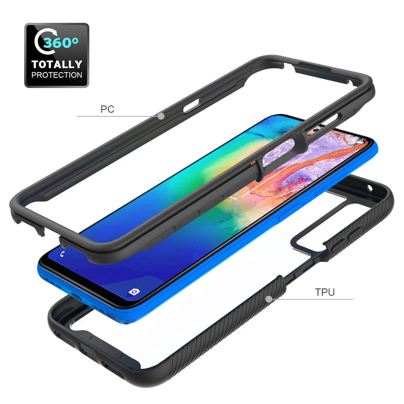 Load image into Gallery viewer, TCL 20/S/L 2-in-1 Shockproof Transparent Essentials Series Case
