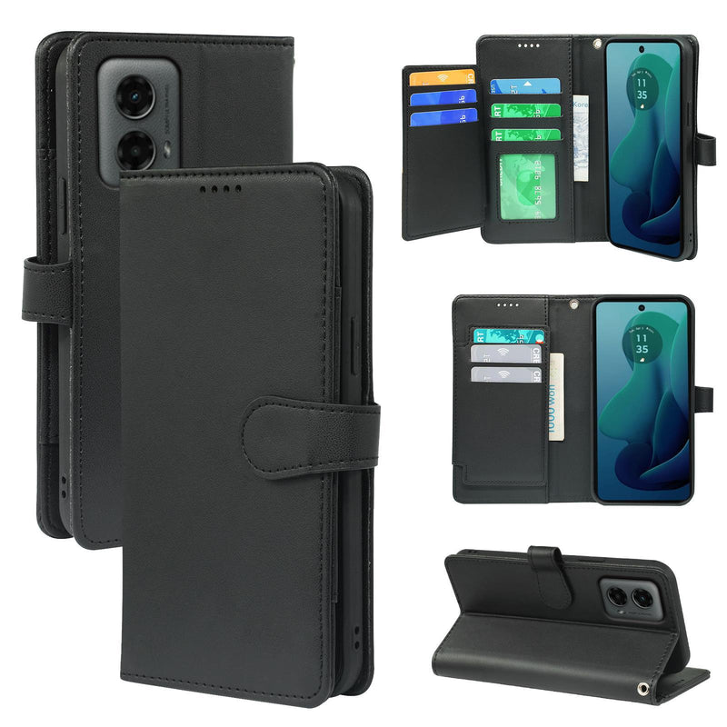 Load image into Gallery viewer, [With Card Slot] Motorola Moto G05/E15 Multi Functional Leather Buckle Flap Wallet Series Case
