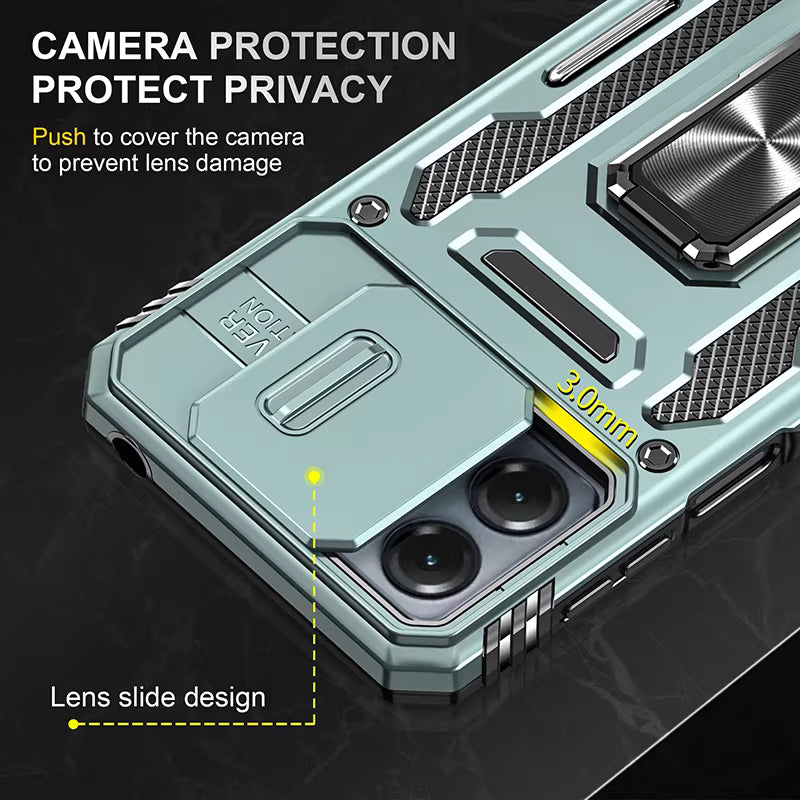 Load image into Gallery viewer, [Built-in Stand]  Motorola Moto G14 Full-Coverage Shockproof Anti-Slip Essentials Series Case
