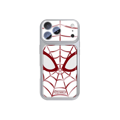 Apple iPhone 12 / mini / Pro / Pro Max - Spider-Man Series Line Art Mask Premium Shockproof Protective Case - i-Station Mobile Phone & Electronic Device Repair and Accessories