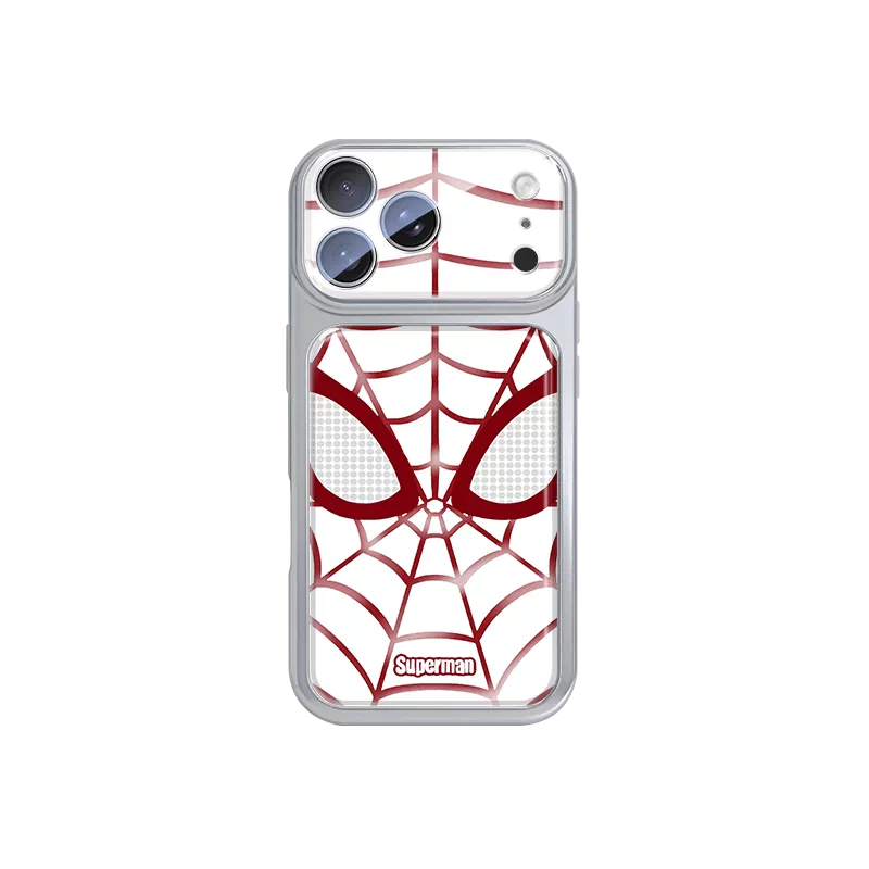 Load image into Gallery viewer, Apple iPhone 16/Plus/Pro/Pro Max/e - Spider-Man Series Line Art Mask Premium Shockproof Protective Case
