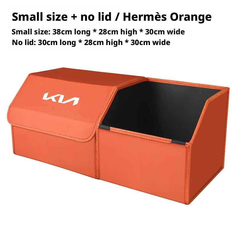 Load image into Gallery viewer, Kia Trunk Storage Box – Waterproof Foldable Microfiber Leather Cargo Organizer

