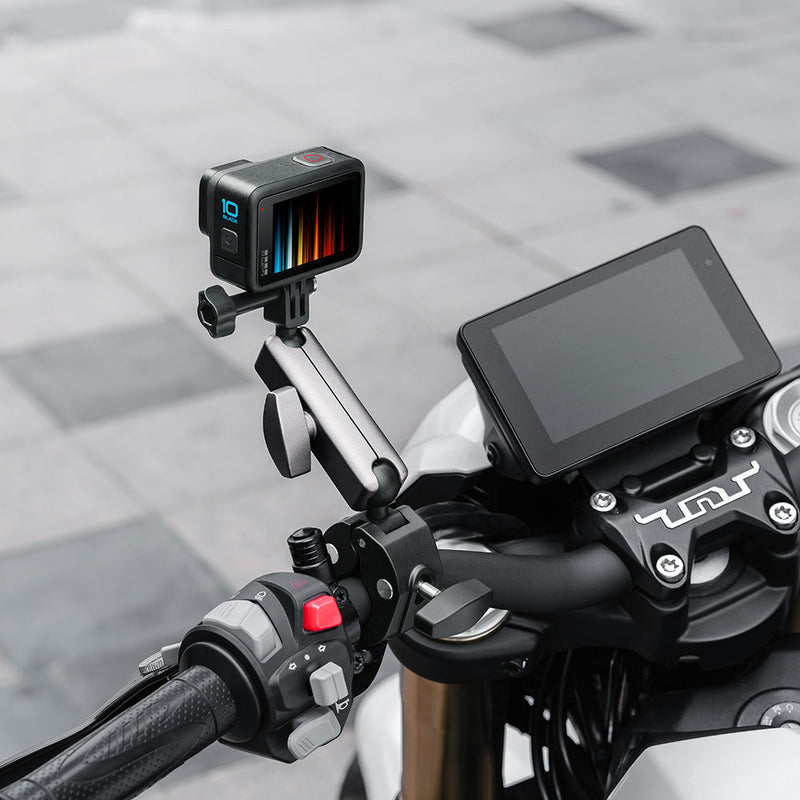 Load image into Gallery viewer, GoPro Accessories | Action Camera Mount | Insta360 X3 Bicycle &amp; Motorcycle Handlebar Mount
