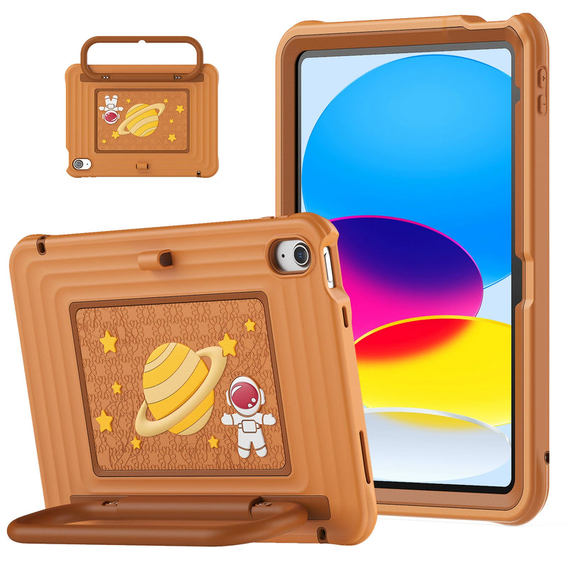 Load image into Gallery viewer, [With Shoulder Strap] Apple iPad Air 11-inch M2/M3/M4 (2024/2025/2026) Children’s Silicone Stand Anti-drop Protective Case - i-Station Mobile Phone &amp; Electronic Device Repair and Accessories
