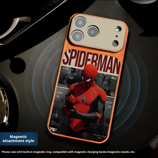 [MagSafe Compatible] Apple iPhone 13 /Mini /Pro /Pro Max Spider-Man Series Ice-Cool Frosted Shockproof Protective Case