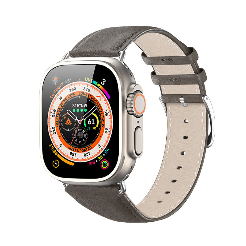 Load image into Gallery viewer, Apple Watch Series 1/2/3/4/5/6/SE/7/8/9/10 Business Premium Waterproof Leather Watch Strap Band
