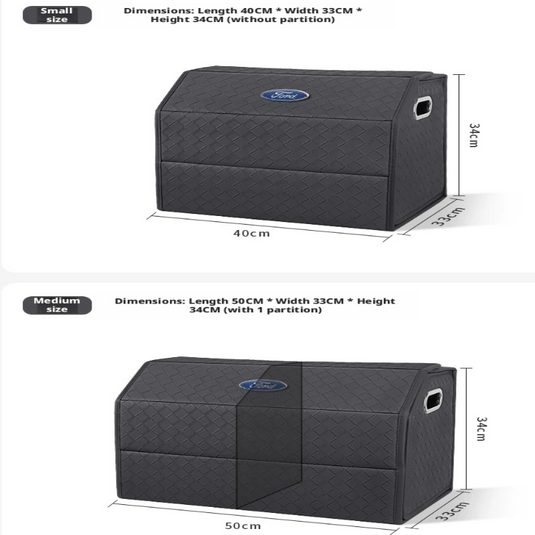Ford Explorer2025 , Edge L, New Mondeo & Bronco Trunk Storage Box – Car Cargo Organizer