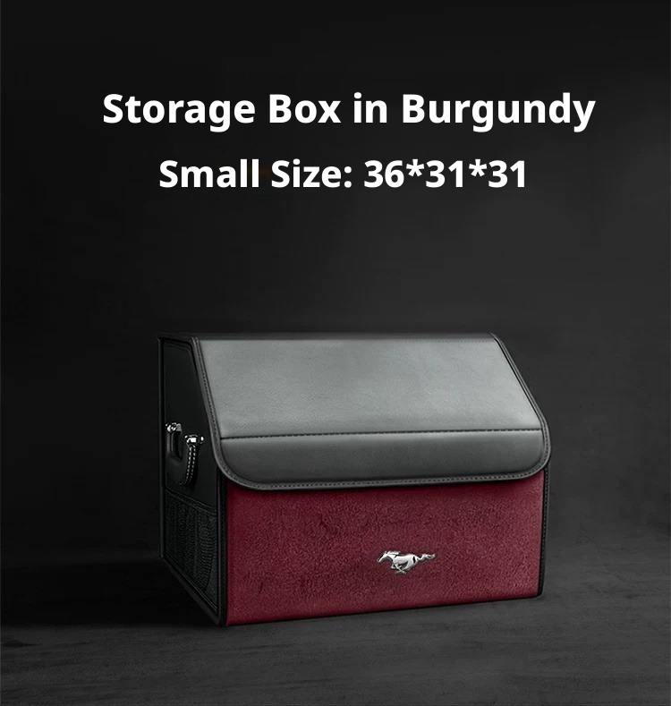 Load image into Gallery viewer, Ford Mustang &amp; Mustang Mach-E Trunk Storage Box – Foldable Car Cargo Organizer
