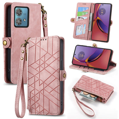 [With Strap][With Card Slot] Motorola Moto G85 Leather Shockproof Flip Wallet Series Case - i-Station Mobile Phone & Electronic Device Repair and Accessories