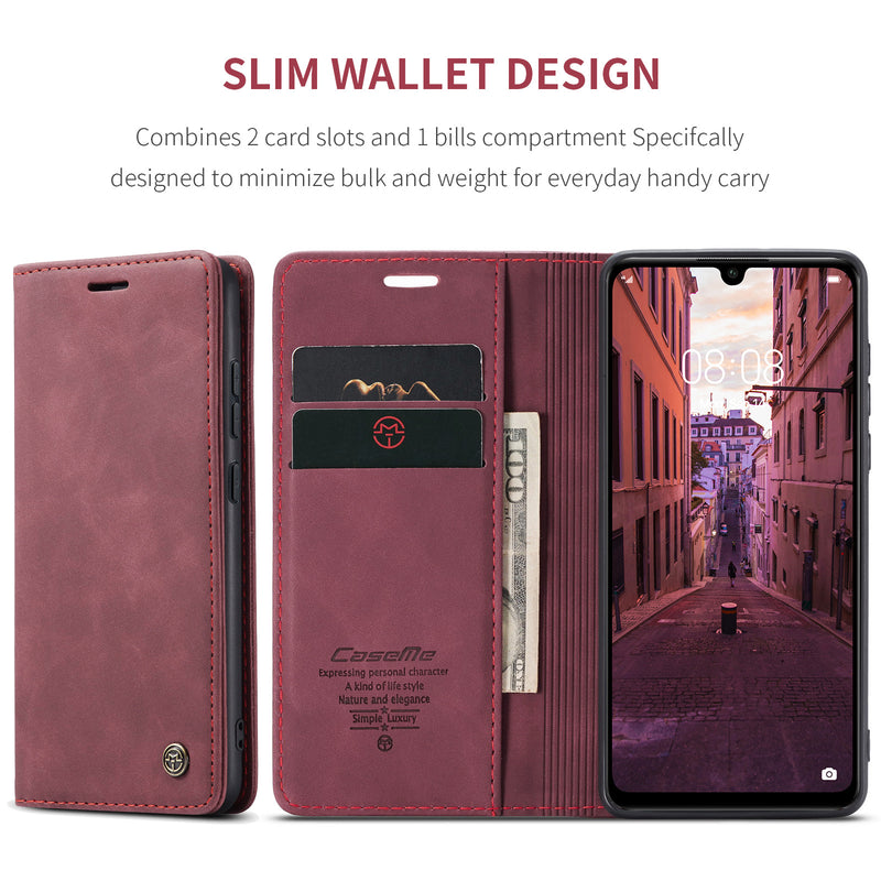 Load image into Gallery viewer, [With Card Slot] Huawei P Smart (2021) Multi-Functional Leather Flip Shockproof Wallet Case
