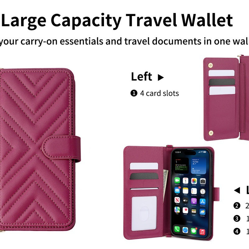 Load image into Gallery viewer, [With Card Slot][With Lanyard] Nothing CMF Phone 2 Pro Multi Functional Premium Leather Wallet Series Case - i-Station Mobile Phone &amp; Electronic Device Repair and Accessories
