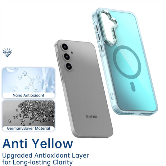 [Built-in Lens Kickstand][Magsafe Compatible] Samsung Galaxy A56 Gradient Full-Body Shockproof Phone Case