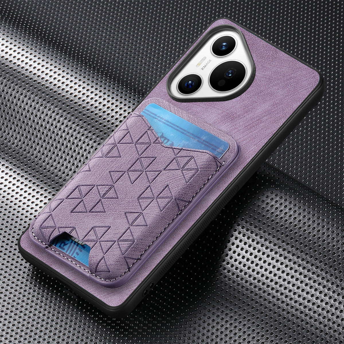 [With Pen Slot] Huawei P50/Pro Minimalist Folding Bracket Protective Genuine Leather Series Case - i-Station Mobile Phone & Electronic Device Repair and Accessories