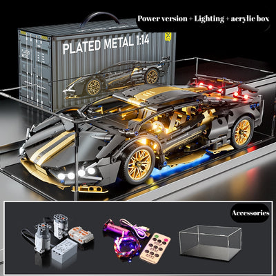 DIY Lamborghini Supercar Building Blocks Set for Kids Gift – Creative Assembly Toy Car Model - i-Station Mobile Phone & Electronic Device Repair and Accessories