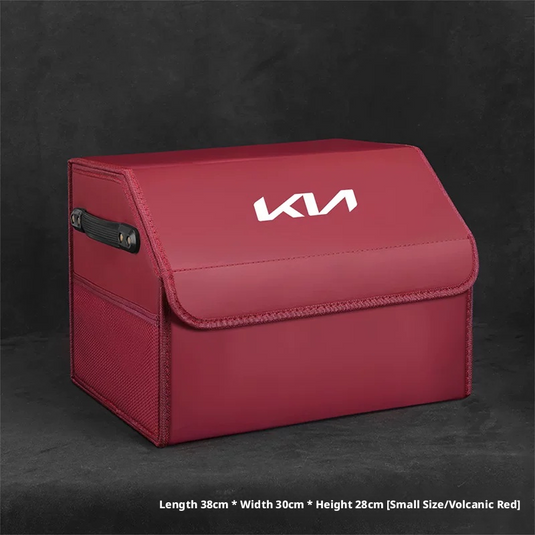 Kia Trunk Storage Box – Waterproof Foldable Microfiber Leather Cargo Organizer