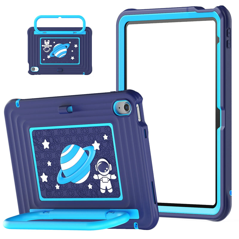 Load image into Gallery viewer, [With Shoulder Strap] Apple iPad Air 11-inch M2/M3/M4 (2024/2025/2026) Children’s Silicone Stand Anti-drop Protective Case - i-Station Mobile Phone &amp; Electronic Device Repair and Accessories
