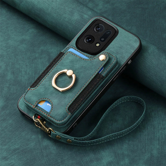 [Built-in Card Slot][With Lanyard] OPPO Reno15 Pro/F - Multifunctional Wallet Phone Case - i-Station Mobile Phone & Electronic Device Repair and Accessories